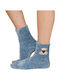 Noidinotte Women's Socks Sky Blue
