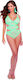 Dreamgirl Sexy Bodysuit Verde