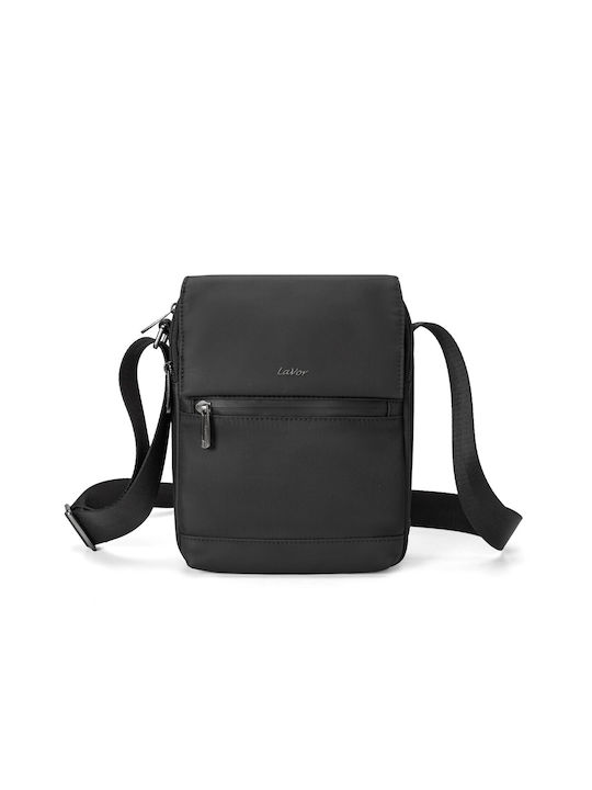 Lavor Herrentasche Schulter / Crossbody Schwarz