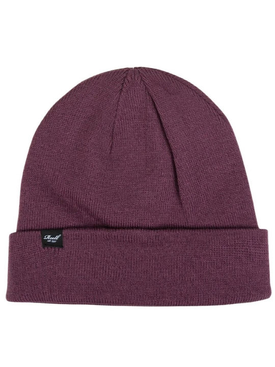 Reell Beanie Unisex Σκούφος Πλεκτός σε Μωβ χρώμα