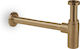 La Torre Kupfer Siphon Spülbecken Bronze