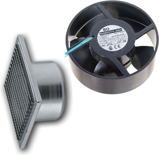 Mmotors 18W cu Diametru F150mm Argintiu
