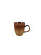 Art et Lumiere Mug from Porcelain Brown 320ml 4pcs