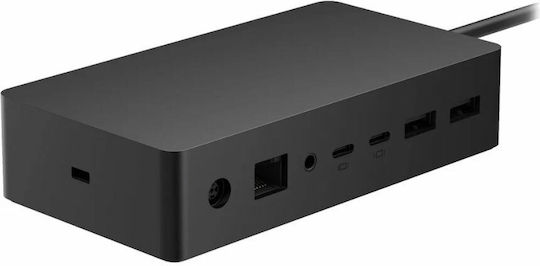 Microsoft Surface Dock 2 USB-C Docking Station με HDMI 4K PD Ethernet και σύνδεση 2 Οθονών Μαύρο