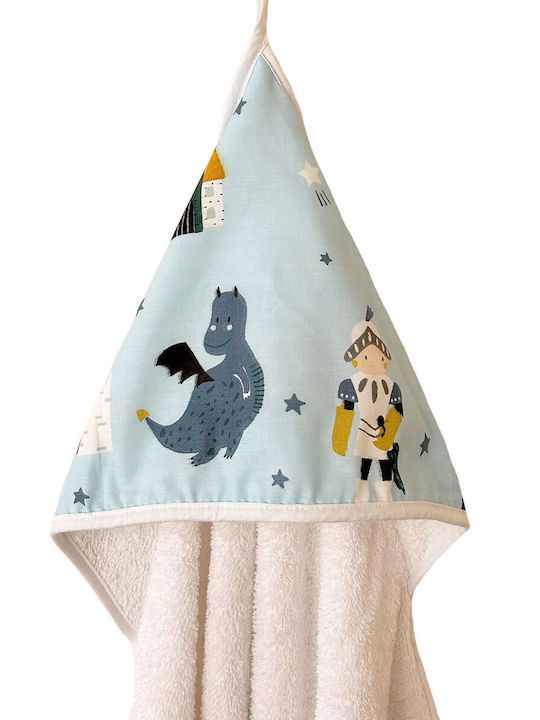 Bunny Bebe Hooded Baby Bath Towel Knight