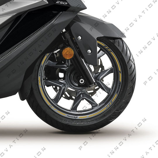 Moto Discovery Felgenklebeband Weiß