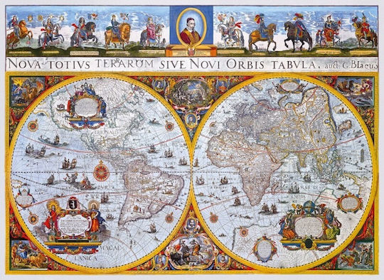 Puzzle 2D Hartă Antică Nova Terrarum 750 Piese