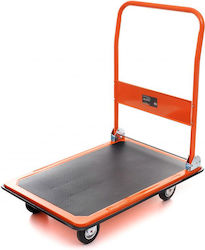 Kraft & Dele Καρότσι Μεταφοράς Πτυσσόμενο για Φορτίο Βάρους έως 300kg σε Πορτοκαλί Χρώμα