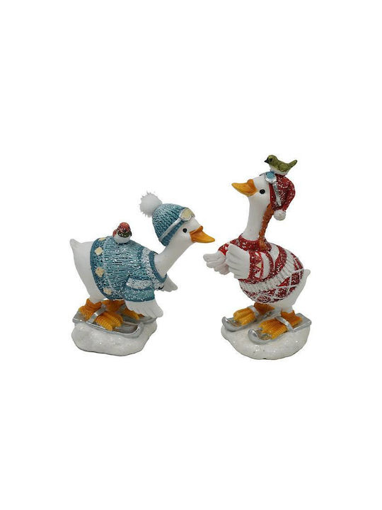 +Efo Christmas Plastic Figure Length 7.5cm 2pcs