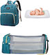Queen Mother Wickeltasche Rucksack Grüne 73cm
