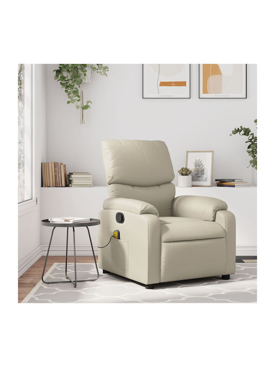 Relax Armchair Massage with Footstool made of L...