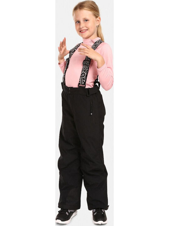 Kilpi Gabone UJ0403KI-BLK Kids Ski & Snowboard Dungarees Black