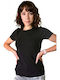 IDER Damen Thermo Kurzarmshirt Schwarz