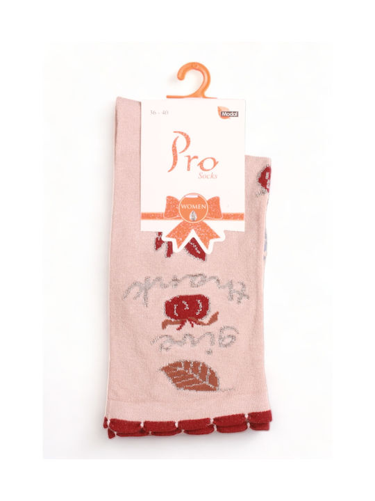Pro Socks Modal Soft Damen Socken Somon 1Pack