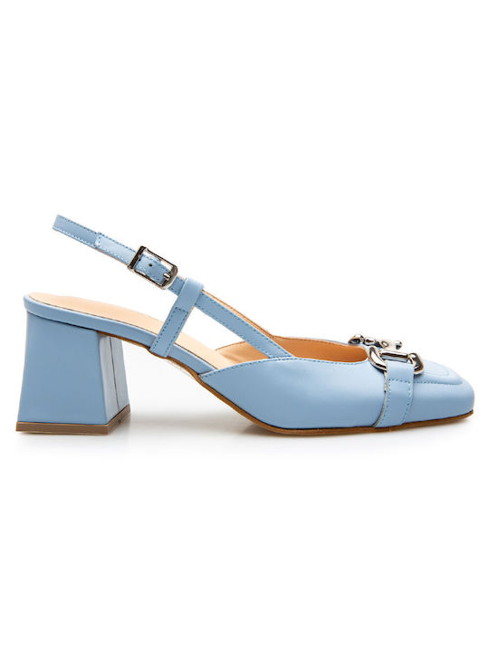 Labrini Light Blue Heels