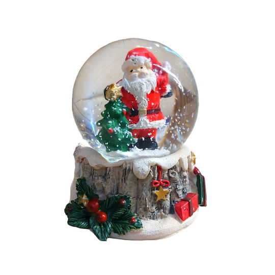 Weihnachtliche Schneekugel mit dem Weihnachtsmann 1Stück