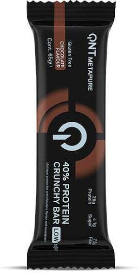 QNT Protein Crunchy Bar Bar with 40% Protein & Flavor Chocolate 65gr
