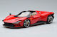 Bburago Ferrari Ferrari Daytona SP3 Closed Top 2022 Rosso Corsa Red Exclusive Modeling Figure Car Red in Scale 1:18 26x13x7cm.