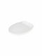 Wenko Plastic Toilet Seat White 42cm