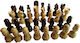 Magic Puzzle Box Wooden Chess Pawns Handmade Brown 2cm