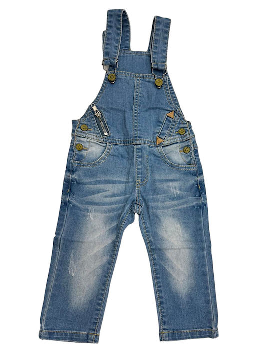 Kinder Latzhose Jeans Rot