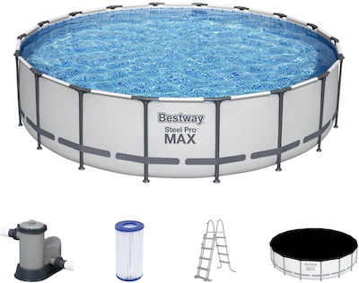 Bestway Steel Pro Pool PVC Inflatable with Filter Pump