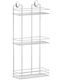 Metalife Wall Mounted Bathroom Shelf Metallic 11x24x50cm Blue