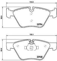 Brembo Bremsbelag Vorderseite Brembo Bremsbelag Vorderseite