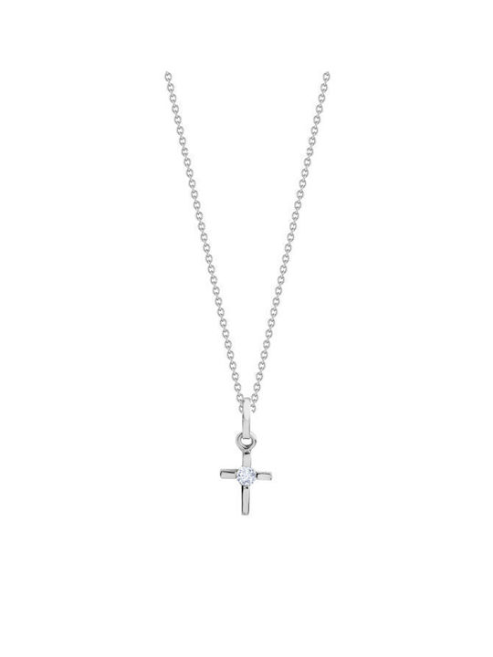 Savvidis White Gold Cross 14K