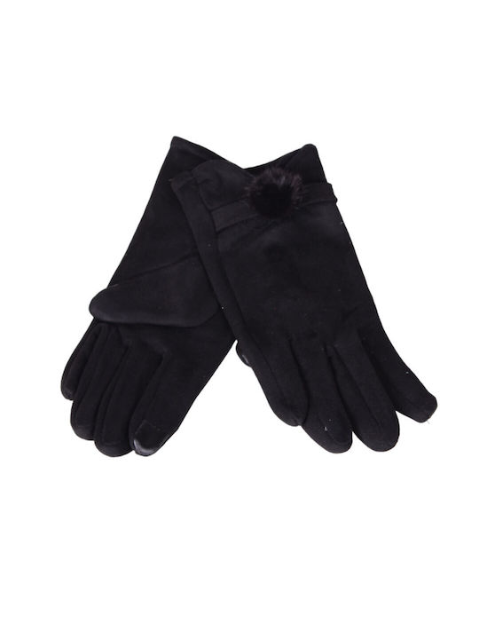 Schwarz Leder Handschuhe Berührung