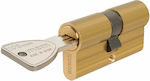 MCM Lock Cylinder Security 60mm (30-30) Gold