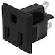 Ultimax Ac Connector weiblich Chassis Transformatoren 3p 15a/125v Ac-7070 22x22 Anschluss (5Stück)