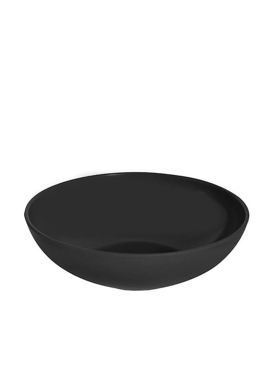 Evivak Salad Bowl Black 20x20cm