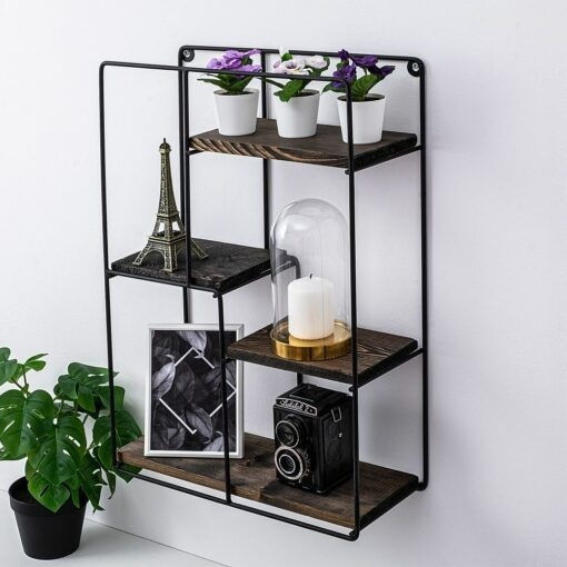 Shelf Wall Gladiolo 60x15x40cm Brown