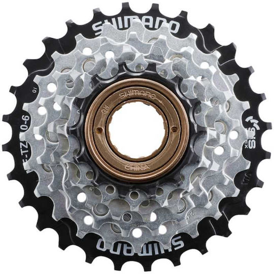 Shimano Mf-tz510-6 Bike Free Wheel 6 Speeds with Sprocket 14-28