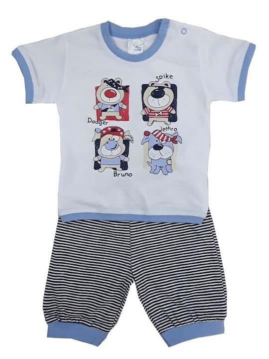 Beboulino Kids Pajamas Cotton White