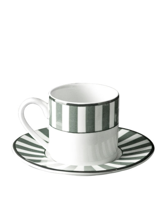 Van Kottler Set of Cups Coffee Porcelain White 6pcs