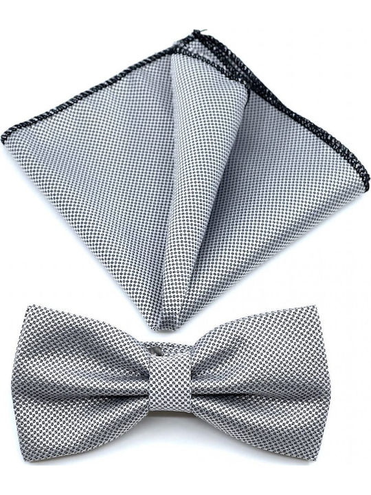 Legend Accessories Σετ Υφασμάτινo Παπιγιόν Legend Γκρι