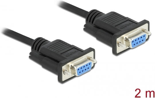 DeLock Cable RS232 9-pin female to RS232 9-pin female 2m (86605) 1pcs