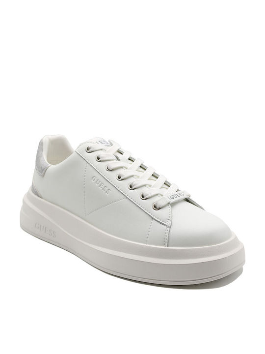 Guess Elba Ανδρικά Sneakers Λευκό