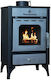 Thermosteel Χ20 Χαλύβδινη Ξυλόσομπα 12kW Γκρι