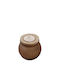 Espiel Scented Candle Jar Brown 6.4x5.5cm 1pcs