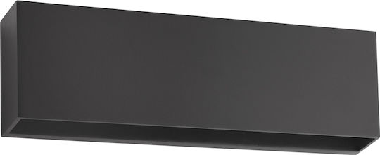 Fos me Επιτοίχια Εξωτερική Πλαφονιέρα LED IP65 6W με Θερμό Λευκό Φως 24x4.1x8εκ.