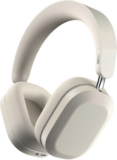 Mondo M1003 Wireless / Wired Over Ear Headphones with 45 hours of Operation and Quick Charge Greige