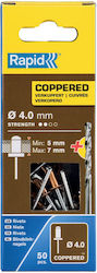 Rapid Copper Rivet 4mm 50pcs