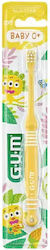 GUM Soft Baby-Zahnbürste für 0m+ Yellow