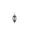 Power Led Outdoor Hanging Ceiling Light E27 in Black Color 30862
