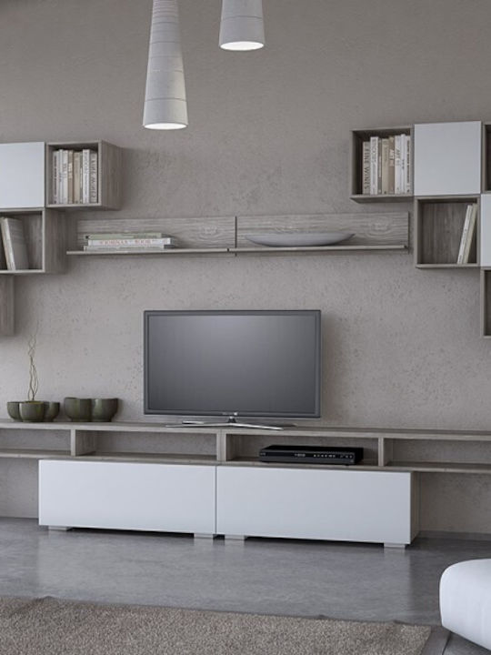 Животно помещение ТВ единица Smart 8 Ash-White Д170xШ52xВ36бр