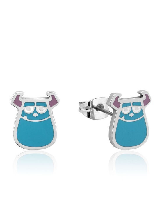 Disney Monsters Inc Sulley Σκουλαρίκια Γαλάζια