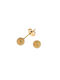 Senza Earrings made of Steel Gold Plated